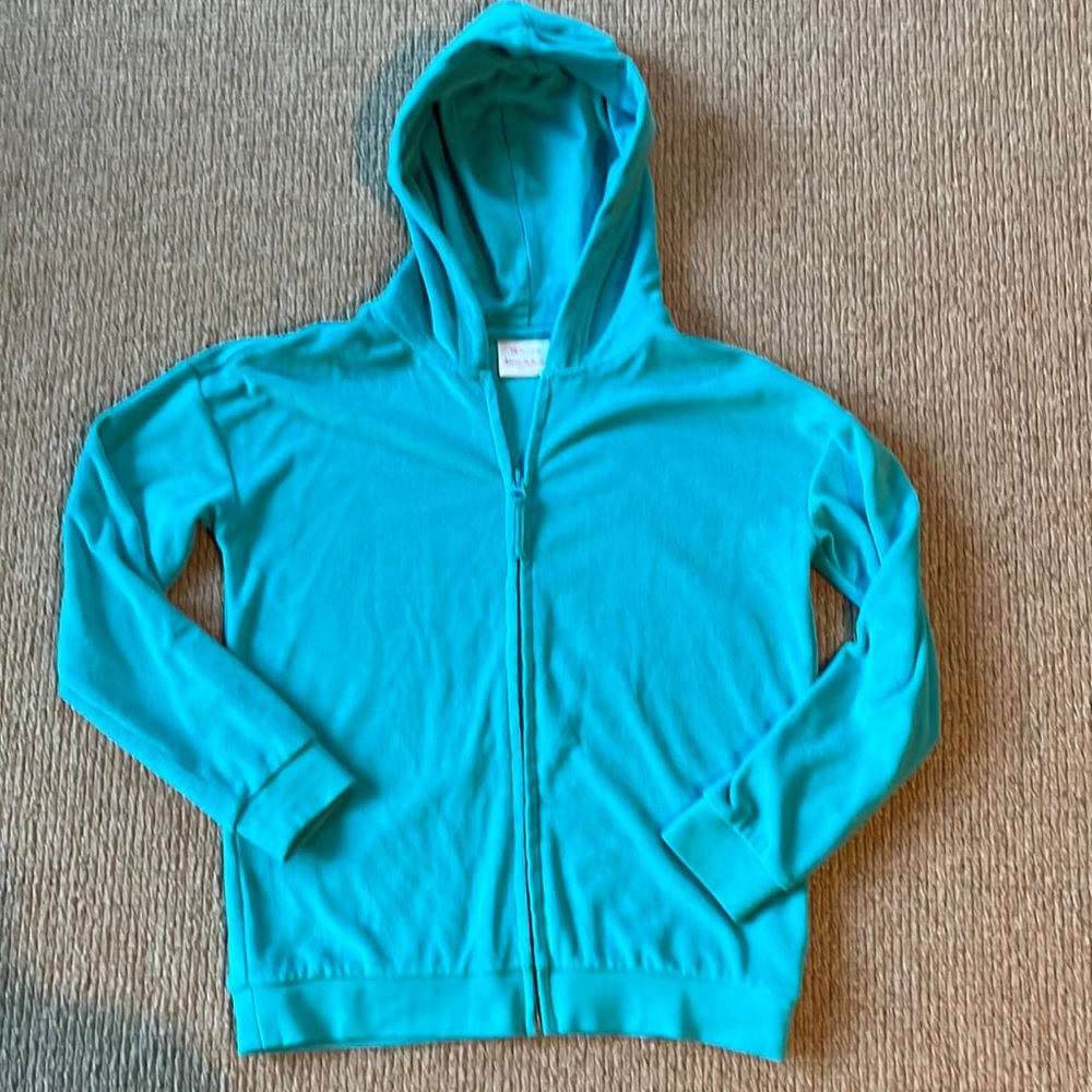 Hanna Andersson zip jacket girls sz 10
